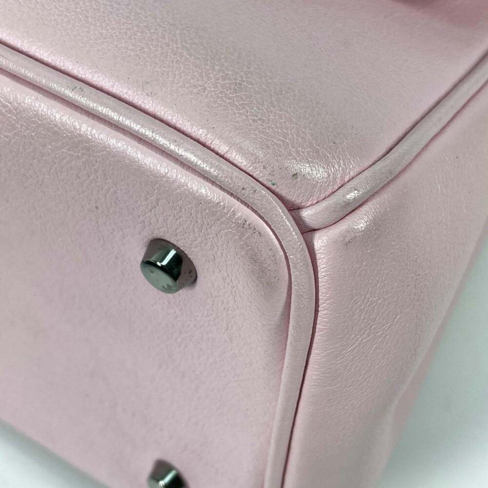 CHRISTIAN DIOR Pink Leather Shoulder Bag - Picture 6 of 16